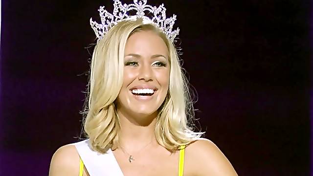 Creamy surprise for blonde beauty pageant Sex Queen winner