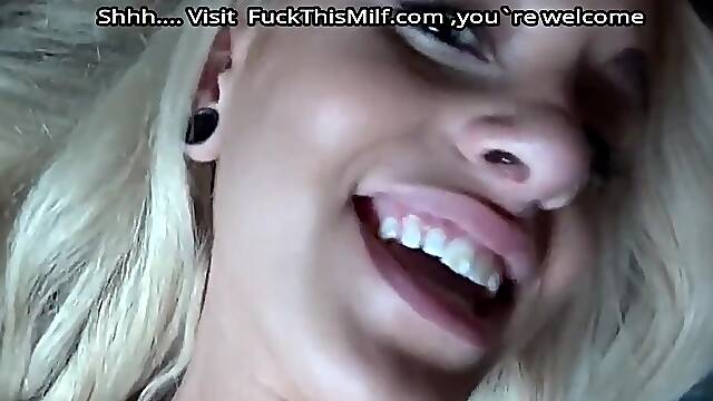 Seductive blonde nymph horny sex video