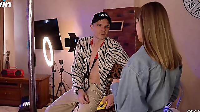 Get lost in a retro orgy with fiery passionate intensity