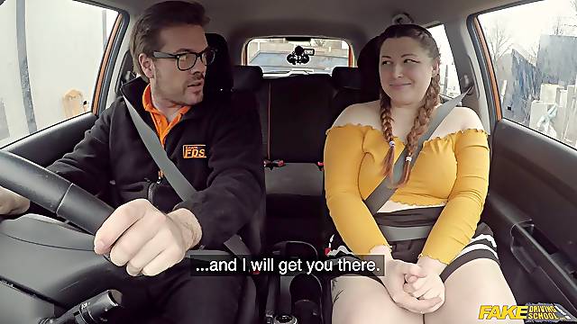 Ryan Ryder bangs SSBBW Estella Bathory in the car