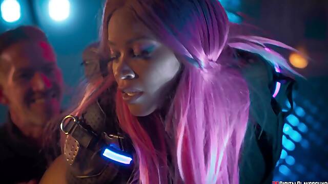 Libidinous ebony babe Kiki Minaj mind-blowing xxx scene