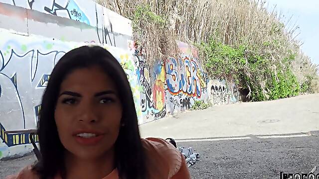 Busty spic bombshell mind-blowing sex video
