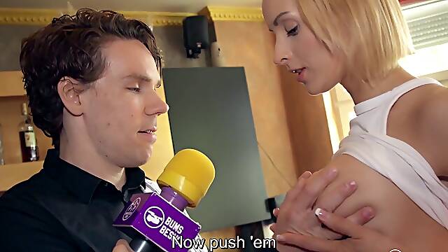 Anike Ekinas Blonde Allure Seduces with Wild German Energy