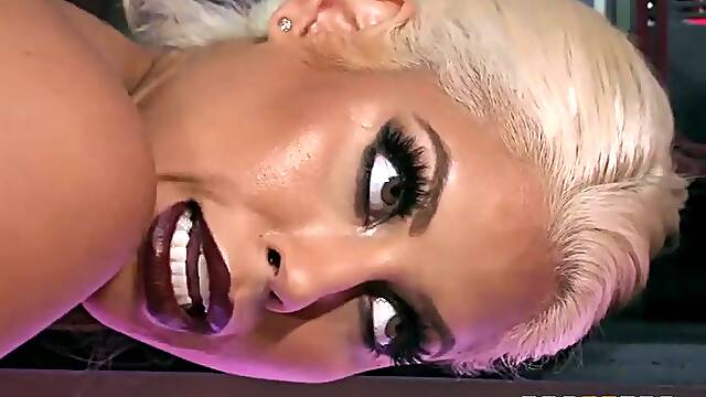 Isiah Maxwell fucks slutty blonde latina in the ass