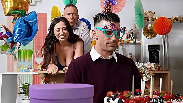 Busty slut Chloe Surreal cheats on her boyfriend