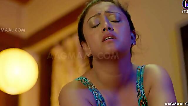 Love Aaj Kal (2024) Hindi Hot Web Series - young busty Indian babe with natural tits in reality...