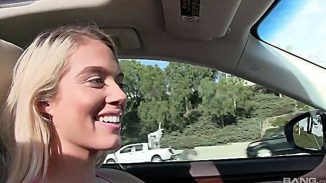 Hardcore fucking at home with busty blonde girlfriend Athena Palomino