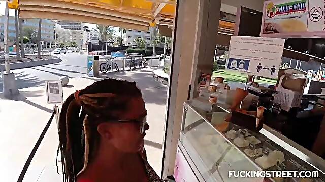 That Guy invited her for ice cream and smth greater quantity