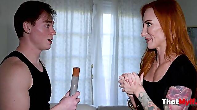 Neighborhood Redhead mother I'd like to fuck Sophia Locke Cheats On Spouse With Youthful Man Anthony Pierce