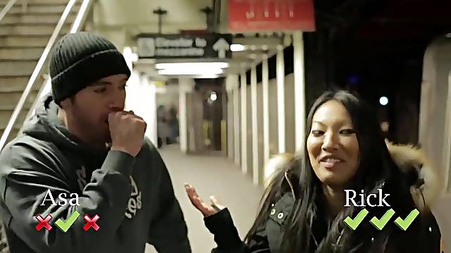 No Panties Subway Ride Defiance with Asa Akira and Subway Creatures