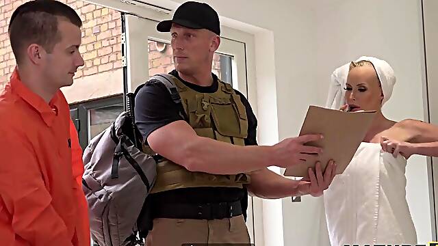 MATURE4K. Youthful British robber with a biggest ramrod screwed hard his sexy mother Id like to fuck neighbor