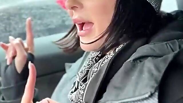 Snowbird Charlotte Sins Cruising Out In The Cold Alps