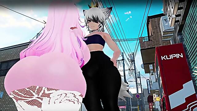 Large femboy wolfy dominates shortstack pink haired bimbo all day~ - Flowerbeds fate S3E3