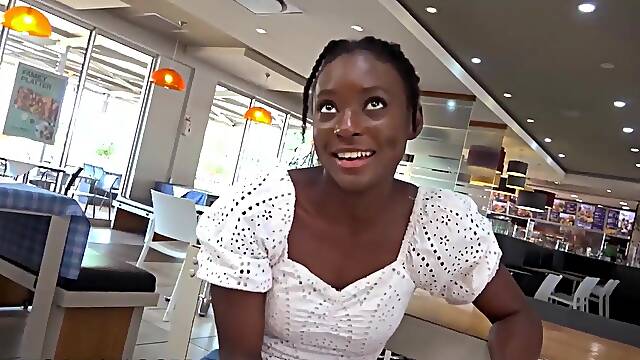 Breasty Ebony GF Railed Raw POV By Hung Euro BF In Wild Outdoor Hookup