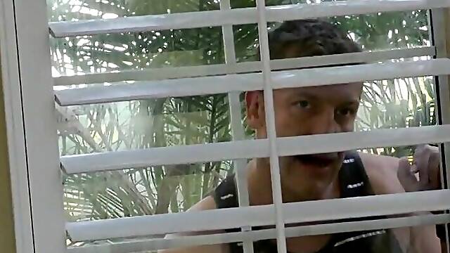 Window Creeper Catches Breasty Oriental Playgirl Sexting Episode To Boyfriend