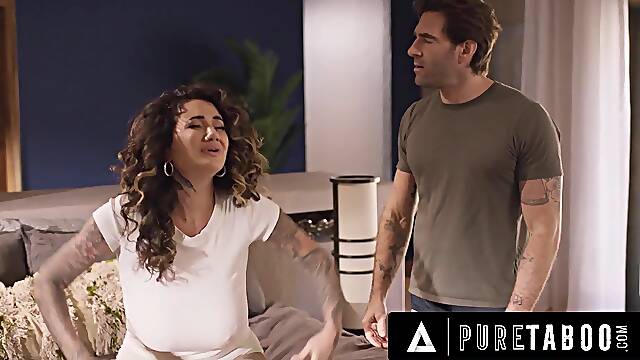 PURE TABOO Tattooed mother Id like to fuck Arabelle Raphael Finds Solace In Defiant Stepsons Large Jock After Divorce