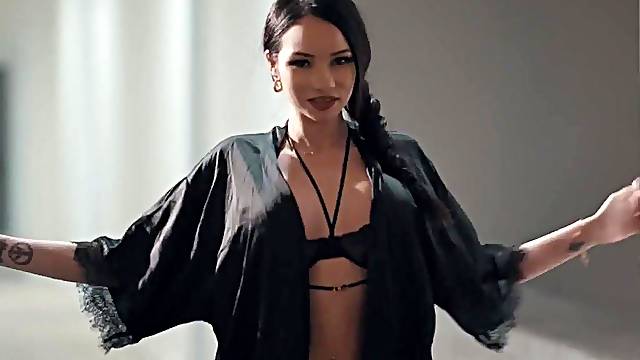 DarkX - Sultry Brunette Hair Raven Bay Takes 2 BBC