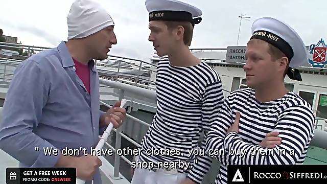 Rocco Siffredi s EAGER Cake Filled TEAM FUCK With His Boat Lads  (Nataly Gold, Markus Dupree)