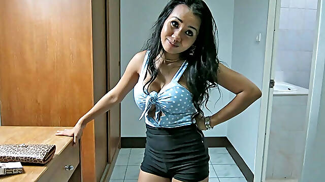 Large titties Thai mother Id like to fuck wife drilled from booty to throat and recorded