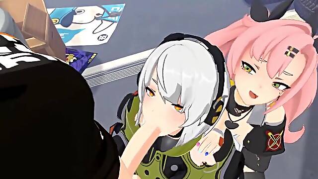 Nicole gives Anby a hand[ ZENLESS ZONE ZERO ]