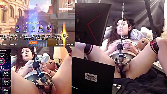 Solumie Succubus Ignites With Bone Gag And Spunk flow Blaze