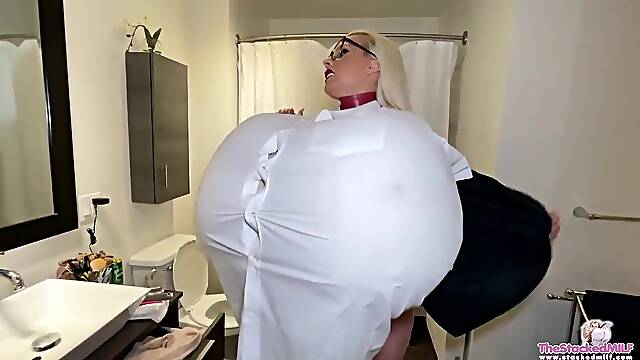Massive Inflation Parfum! My huge breast expansion ever!