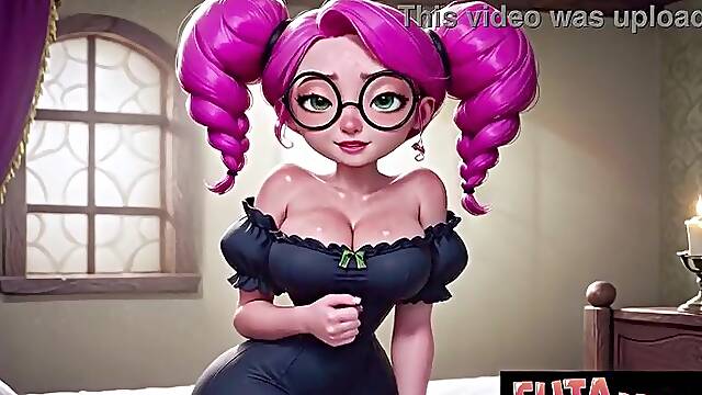 Delicious Hottie Ravaged by Massive Futanari Monster Knob