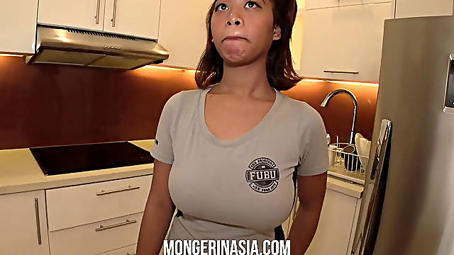 Mongerinasia, blow-job, big boobs