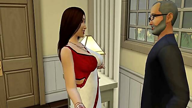 Indian Savita bhabhi cheating fuck-fest with devar Hindi