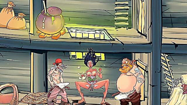 Pirates have orgies with women, mermaids and other monster chicks