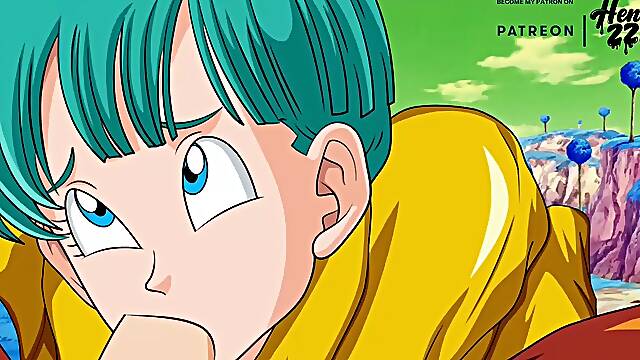 DRAGON BALL BULMA ANAL creampie manga porn movie
