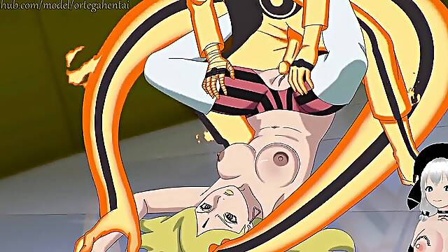 After a harsh struggle, Naruto decides to smash Delta