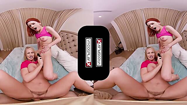 VRCosplayX Beth And Summer Caught You masturbating Before horny three way