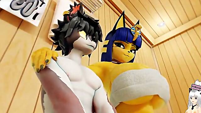 I cant stand my bulge with huge-chested unshaved milf and she fucks me (Shwazy3D animation) - Jazziuu