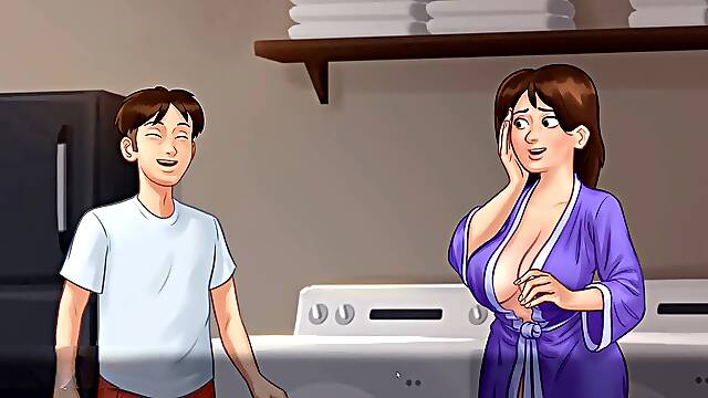 Debbie Gave me super-steamy boob job with Her Perfect Tits - Summertime Saga Brand fresh scene