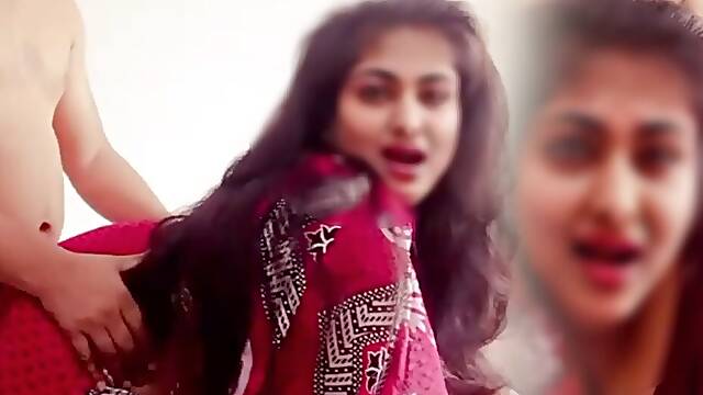 Indian Stepmom Disha Fucked From Behind &amp; Take Cum Inside Her Pussy