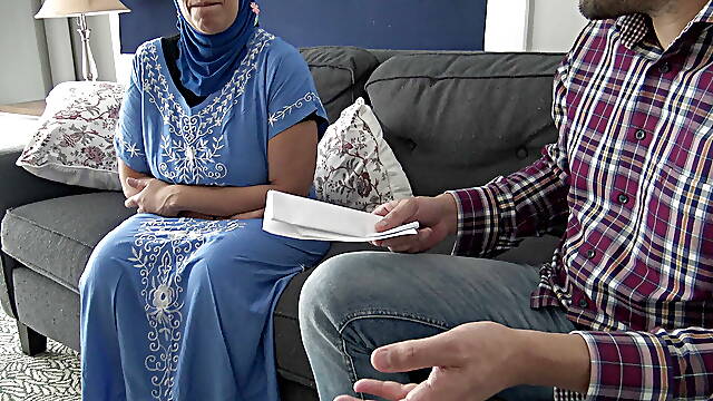 Muslim woman gives rimjob during job interview 