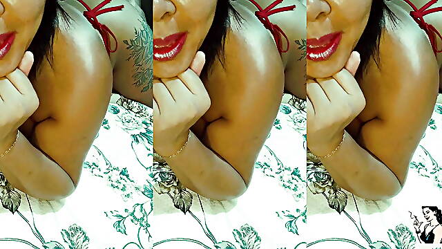  Suellen Santos - Indonesia mature and with tattoo on masturbation