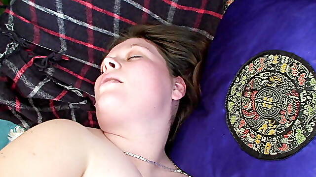 A horny German BBW loves pleasing a loaded pecker
