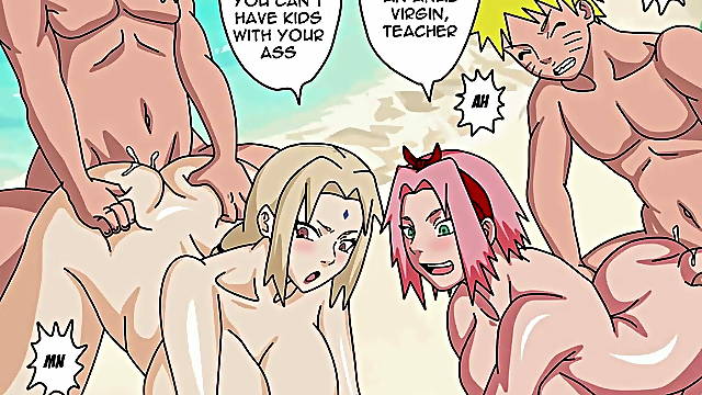 Tsunade &amp; Sakura - Naruto Anime Hentai