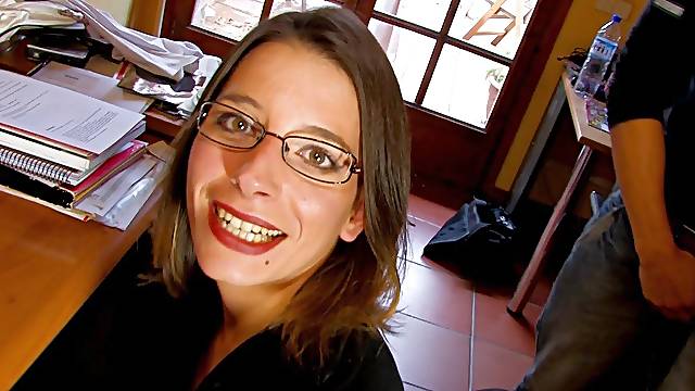 She doesn't look like a double anal slut, does she?