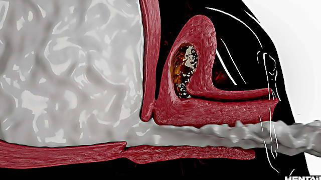 Real Hentai Monster fucks Purple Bitch Ass