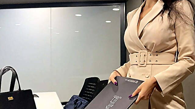 Fucked a hot secretary in the office toilet