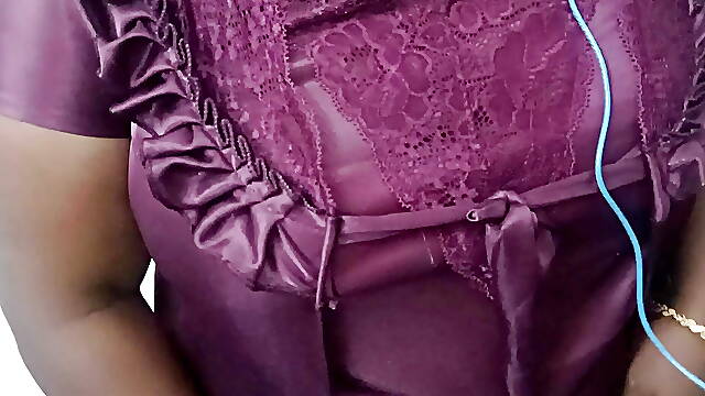  Tamil girl hot fucking home pussy hard fucking night dress big boobs pressing cum shot pussy 