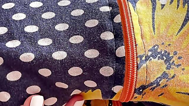 Egyptian plays with her hot tits and pussy