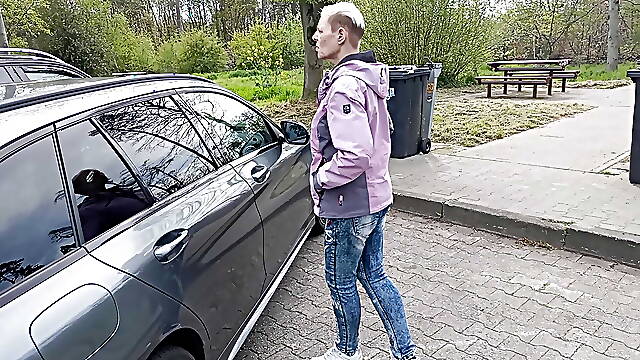 Corabitch Random Blowjob at Bornbruch Parking Lot
