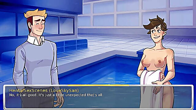 Academy 34 Overwatch (Young &amp; Naughty) - Part 9 Tracer Gave Me A Blowjob At The Pool By...