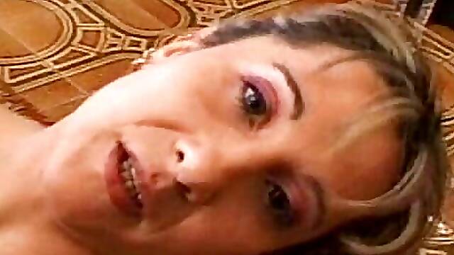 Slutty Frech MILF doctor fucks her patient with a big dildo