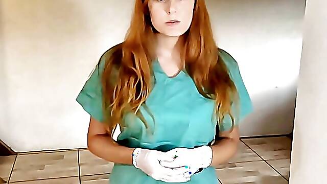 Nurse Julia Does the Amazing Cleaning Drinking Pee, Rimming and Cum Swallow