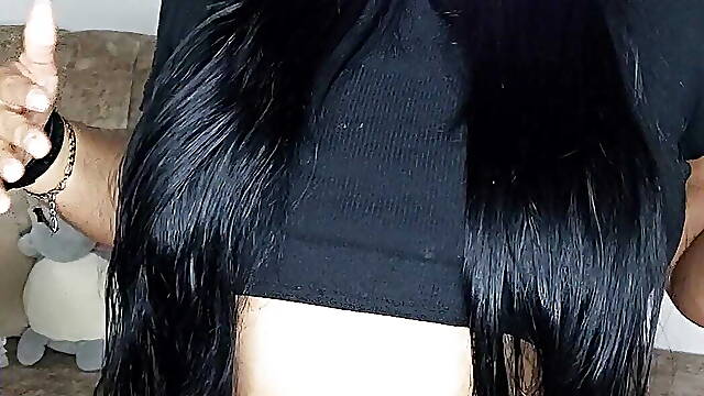Unfaithful Masked Slut Seduces You with Her Charms